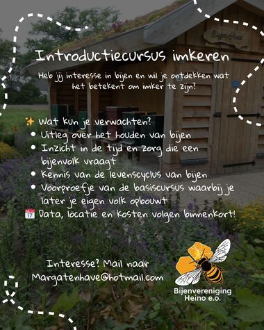 kennismakingscursus bijenvereniging Heino en omgeving kennismakingscursus bijenvereniging Heino en omgeving